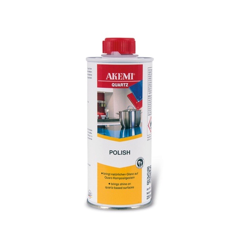 [11949] Akemi Quartz Polish - Solvent-Based Care Product (250 mL, Ready-to-Use, Food Safe)