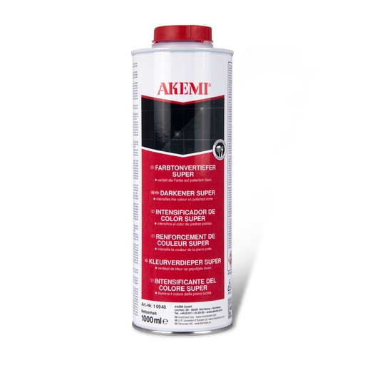 [10940] Akemi Darkener Super Solvent-Based Colour Intensifier for Dark Stones (Food Safe, 1 L)