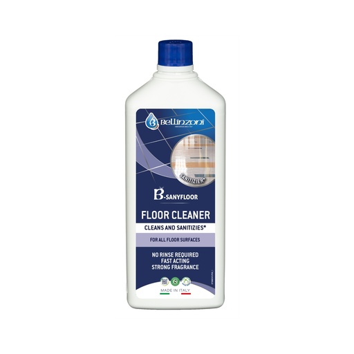 [P098SFL10L] Bellinzoni B-Sanyfloor pH Neutral Sanitizing Detergent 1 L