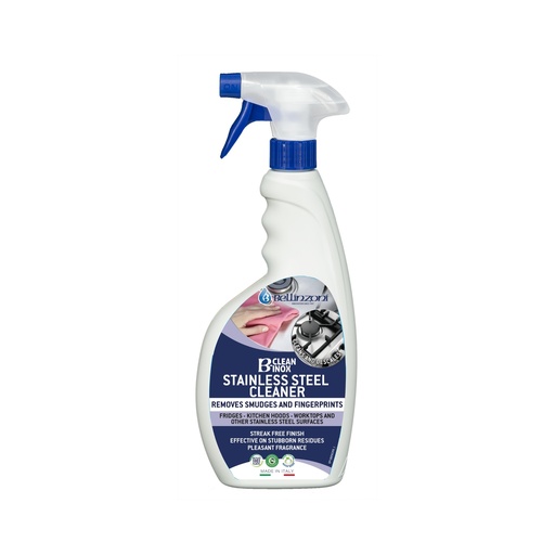 [P135CINX07L] Bellinzoni B-Clean Inox Multi Surface Cleaner for all Stainless-Steel Surfaces 750 mL