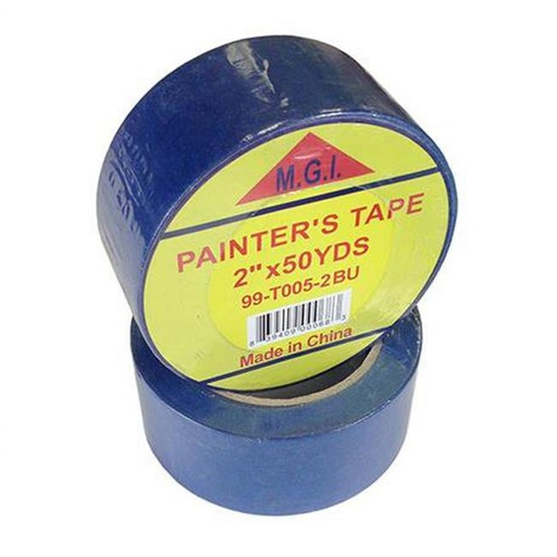 [99-T005-2BU] Blue Masking Tape - 14 Day Clean Removal - 2" x 60 YDS