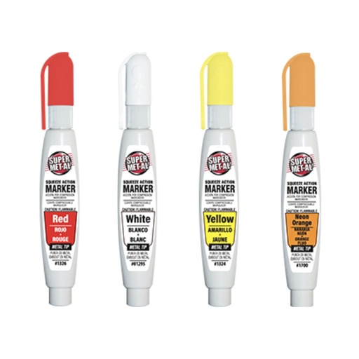 [SKM-1324] Super Met-Al Tip Marker, Yellow - No Dye