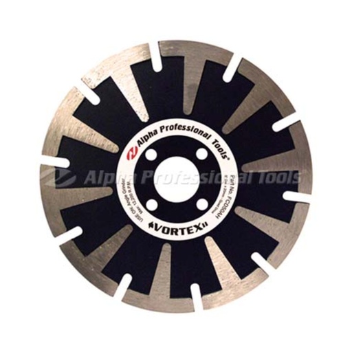 [FCD40AH] Alpha Vortex Intricate & Flush Cutting Blade for Granite (4" Diameter, 2.5 mm Thickness)