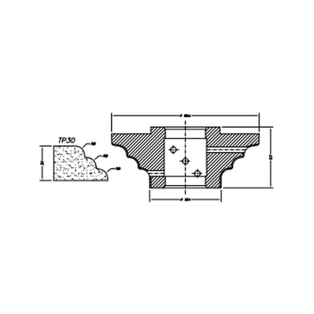 Marmo Elettromeccanica TP30 Triple Pencil Waterfall - 30mm Diamond ...